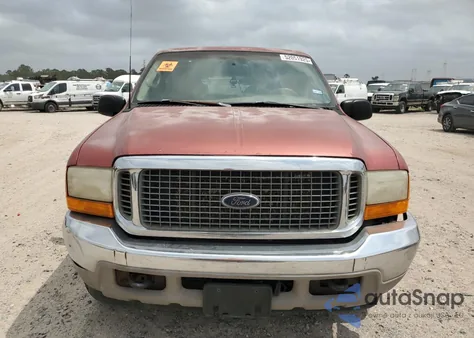 2000 Ford Excursion Limited from USA, damaged, VIN 1FMNU42F9YEE51179